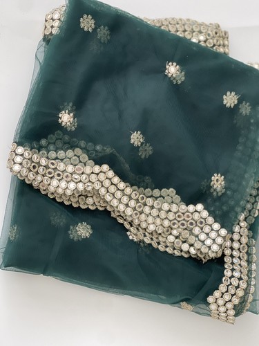 Scallop edge dupatta chunni - edge,
