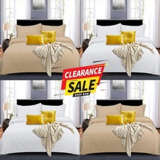 3 Piece Quilted Embossed