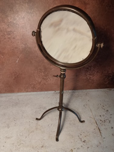 Antique art deco brass shaving - brass,