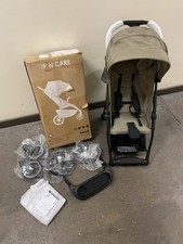 HAUCK Shop N Care OLIVE GREEN BEIGE - pushchair buggy - DAMAGED SUN VISOR - NEW