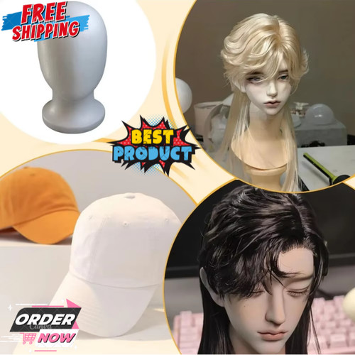 Foam mannequin head wig hat - head,