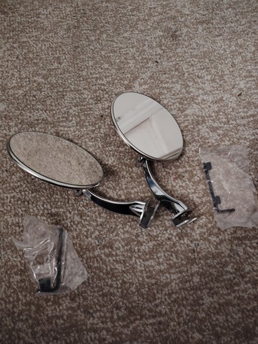 Lucas style classic car mirror - lucas,