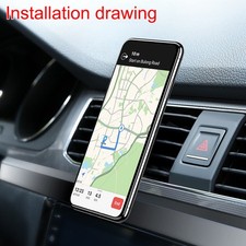 1X Car Phone Holder Clip Air Vent Magnetic Bracket For GPS Mobile Accessories
