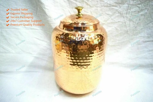 Copper hammered liter - hammered,
