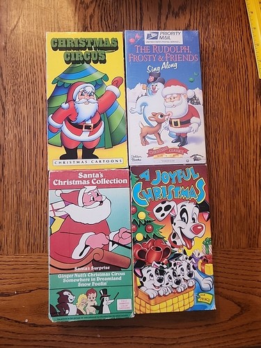 Vhs christmas kids video tapes - kids,
