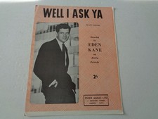 SHEET MUSIC - WELL I ASK YA -