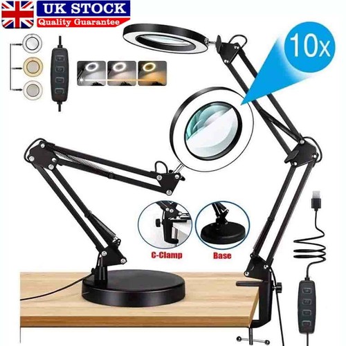 10x led magnifier glass desk - magnifier,