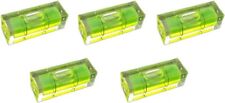 Pack of 5X Replacement Mini Spirit Level Bar Square 29x10x10mm Small Acrylic