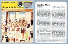 Grandma Moses - Culture - Story Of America - Panarizon Card
