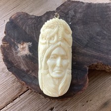 Indian Chief with an Eagle &