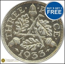 1920 TO 1936 GEORGE V SILVER THREE PENCES 3D CHOICE OF YEAR / DATE
