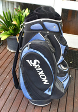 Gently Used Pro Level DUNLOP SRIXON Golf Lightweight Tour Cart Bag Blue White