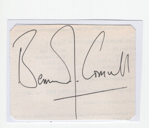 Bernard cornwell signed - cornwell, /