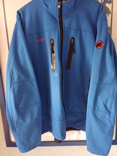 Mammut men blue - xl, softshell
