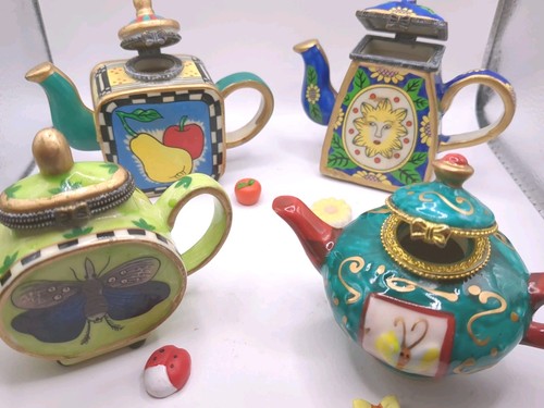 Lot mini porcelain enamel - 4,