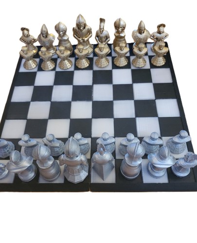 African knights chess set - knights,