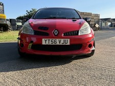 Complete pair of headlights o/s n/s Renault Clio 197 Renaultsport RS breaking