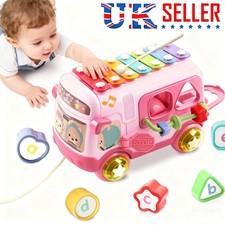 NEW Musical Sensory Bus with Xylophone - Educational Toy for 2 Year Old Girls