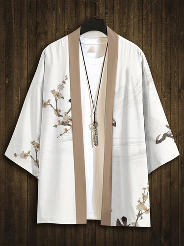 Ranmaru men kimono shirt - kimono,