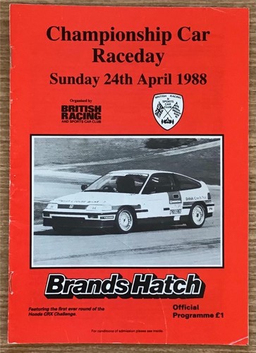 Brands hatch apr 1988 - brands,