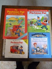 Job lot of 4 Postman Pat Books By  John Cunliffe,  Total of 14 different stories