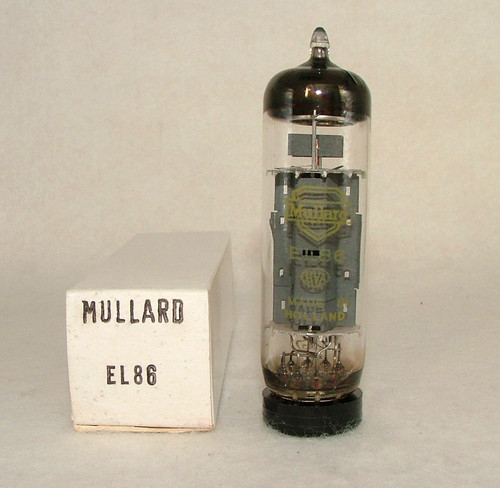 El86 6cw5 mullard vintage - el86,
