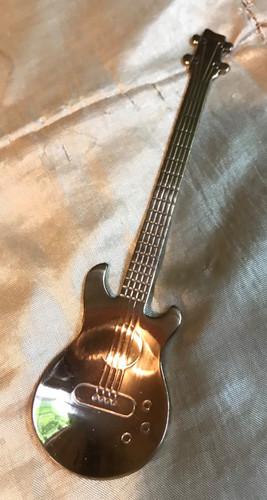 Novelty bass guitar teaspoon - bass,