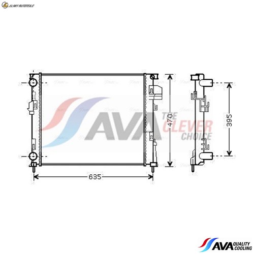 Radiator engine cooling - engine,