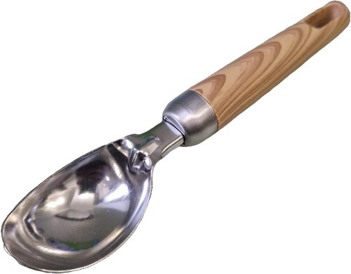 Ice cream scoop with bamboo - with,