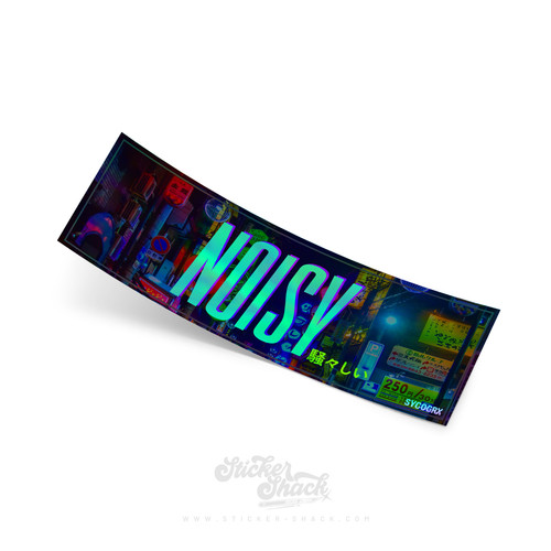 Noisy sticker jdm - noisy, slammed