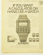 Casio C-80 watch calculator ~
