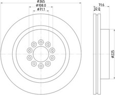 2x Mintex Discs Front fits