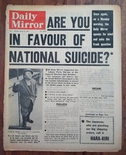 Newspapers 1965 back issues 60th Birthday Gift Tabloid and Broadsheets