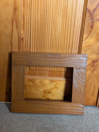 Oak cube frame 8x6 - frame, 8x6"
