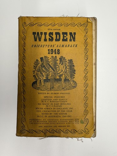 1948 wisden cricketers - wisden, cricketers'