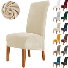 XL Size Velvet Dining Chair
