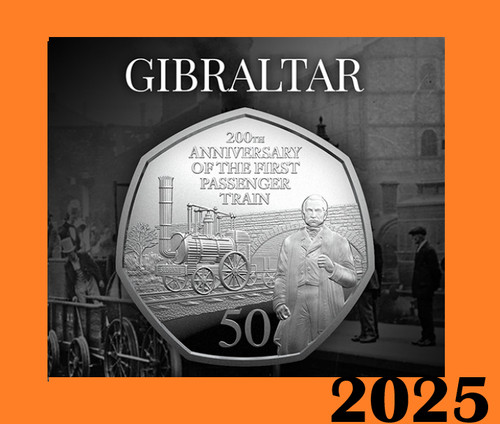 Gibraltar coin 50p pence - , 2025