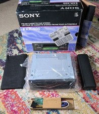(NEW Open Box) Vintage Sony EXR-400 FM/AM Cassette Stereo Car Radio Read