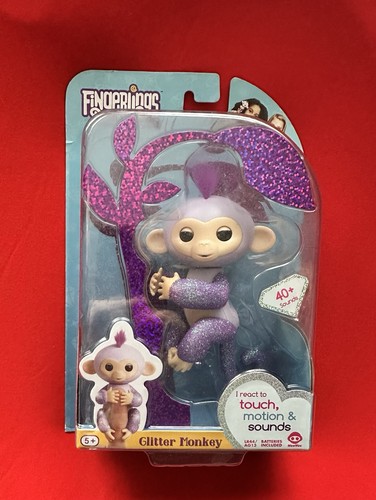 Fingerlings purple glitter - glitter, pet