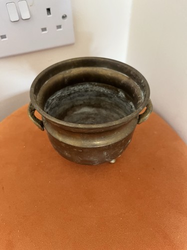 Antique vintage brass bowl - vintage,