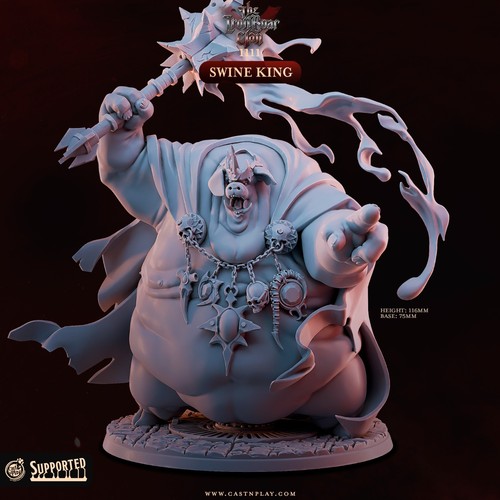 Pigmen swine king fantasy - king,