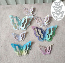3pcs butterly metal - 3d, cutting