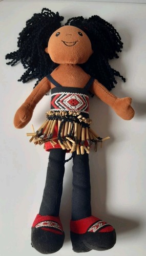 Kapa haka maori girl doll - kapa,