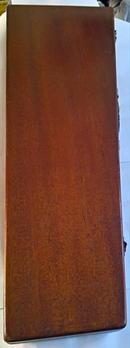 Vintage mahogany gun - vintage, case.