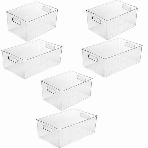 Pack clear plastic - 6,