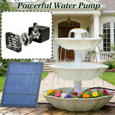 Bird bath pump - tiered, with