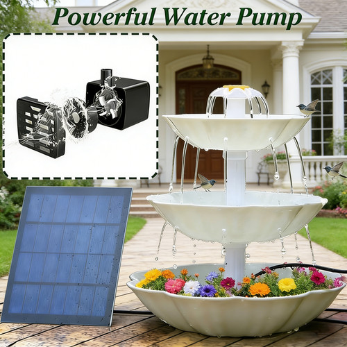 Bird bath pump tiered - pump,