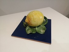 Vintage Italian Majolica Lemon