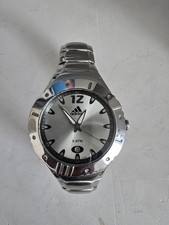 RARE Adidas Base Metal Case Watch 10-5013 Fully Working New Battery Installed