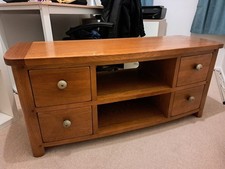 Solid Oak TV Media Unit Stand
